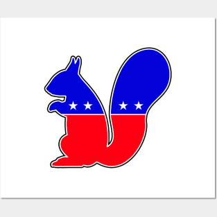 Third Party Politics Squirrel Posters and Art